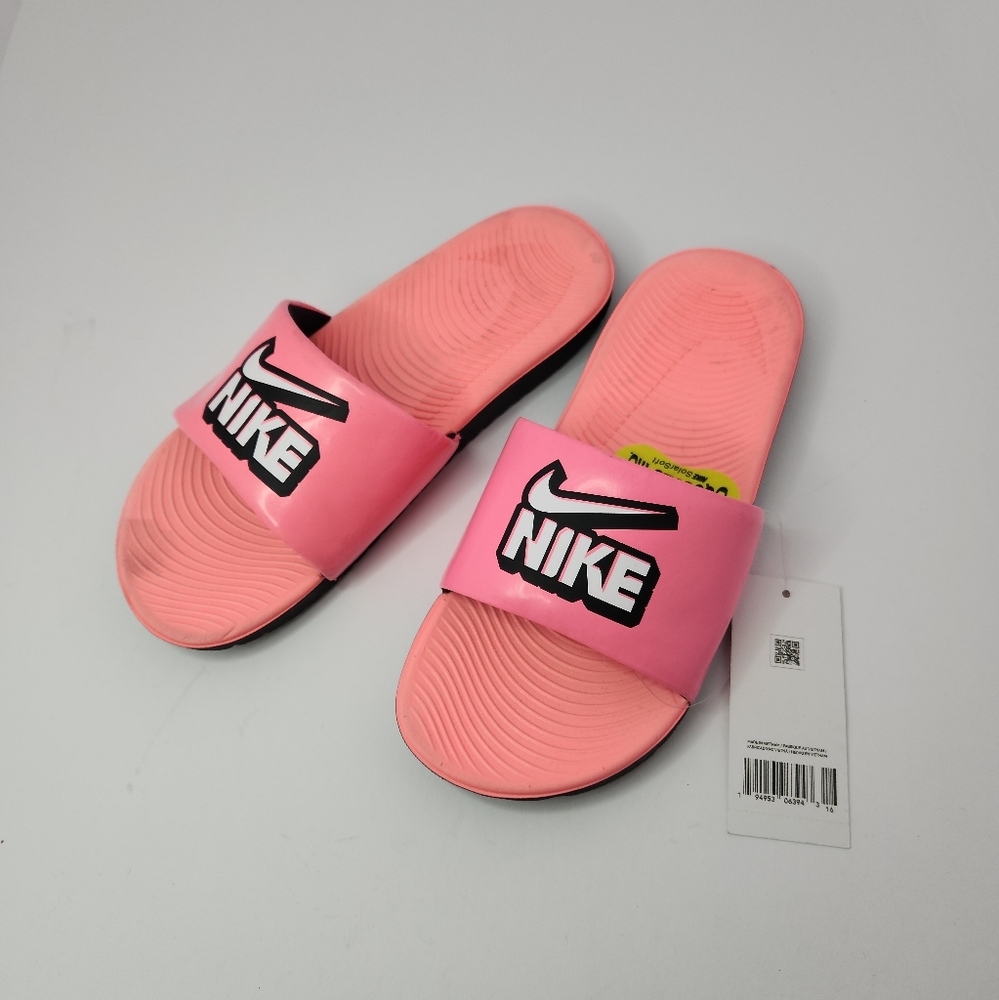 NWT Barbie Core Pink Nike Slides in sz wu 37.5 (7 womens) or 5Y